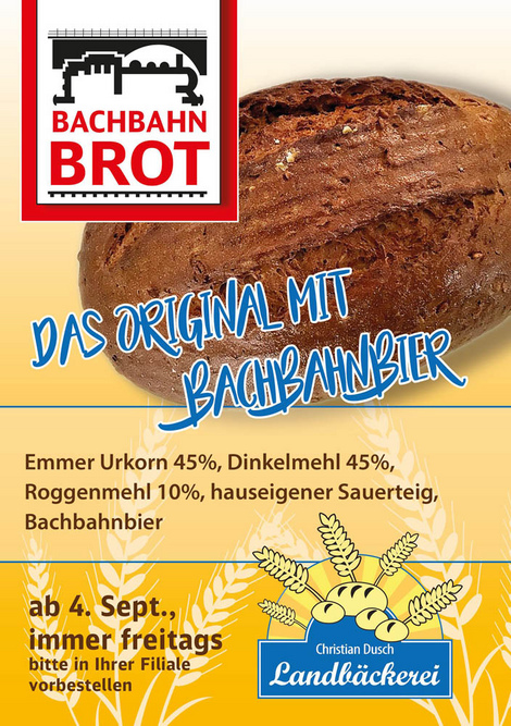 Bäckerei Dusch, Bachbahnbrot